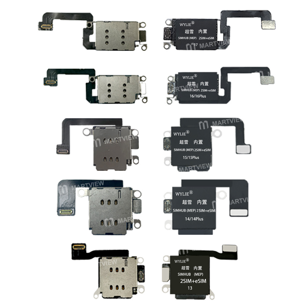 wylie simhub-built-in-mep-integrated-card-slot-finished-product-dual-sim-esim-for-iphone-13-17-1