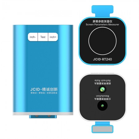 JCID RT240 Screen Parameter Meter for Testing Screen Resolution and Backlight Brightness Values