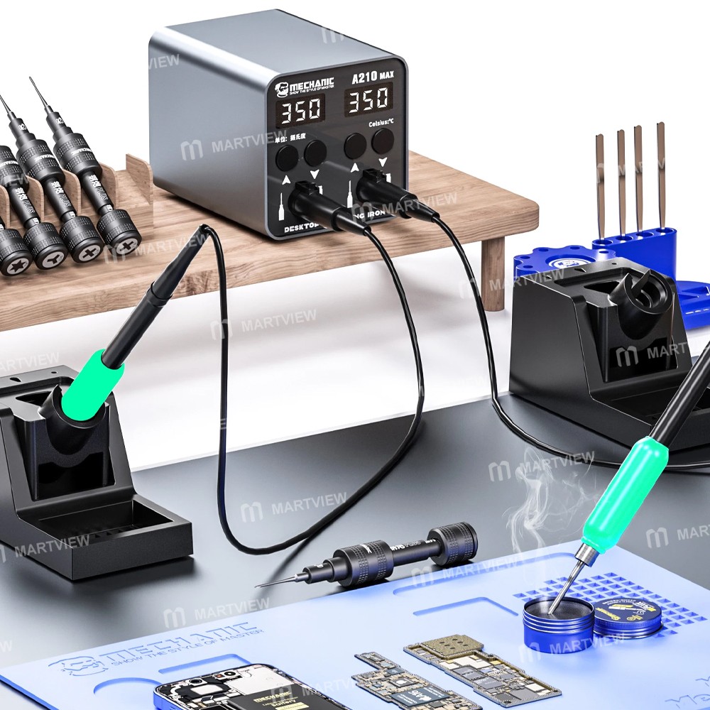 mechanic a210-max-double-station-intelligent-digital-display-temperature-control-soldering-station-1