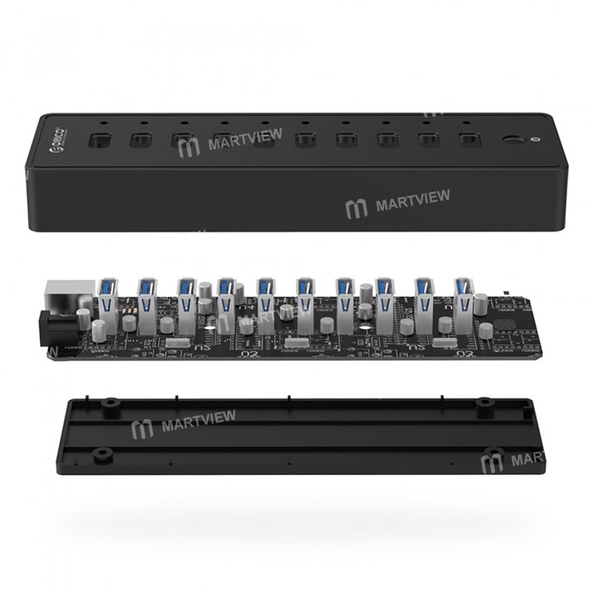 orico p10-u3-10-ports-usb-data-hub-with-power-adapter-4