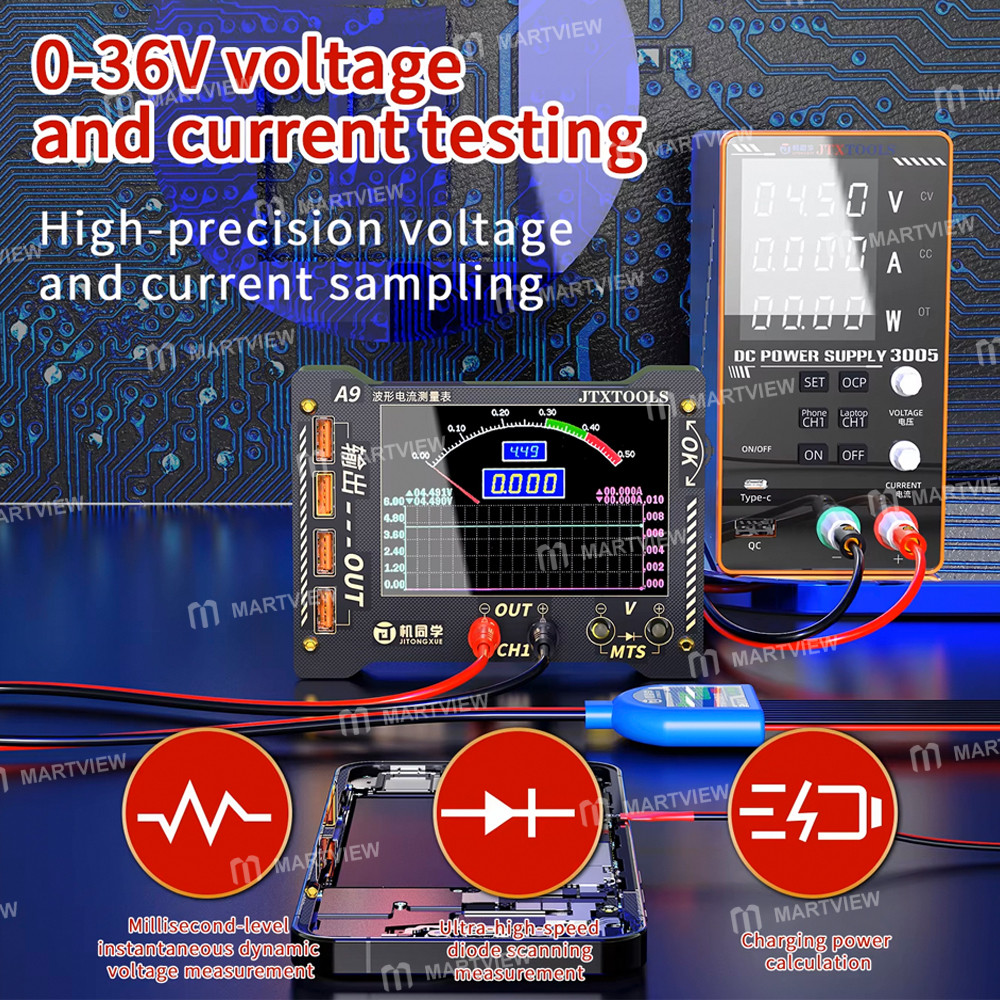 jtx a9-high-precision-sampling-digital-display-curve-waveform-multifunction-measuring-meter-3