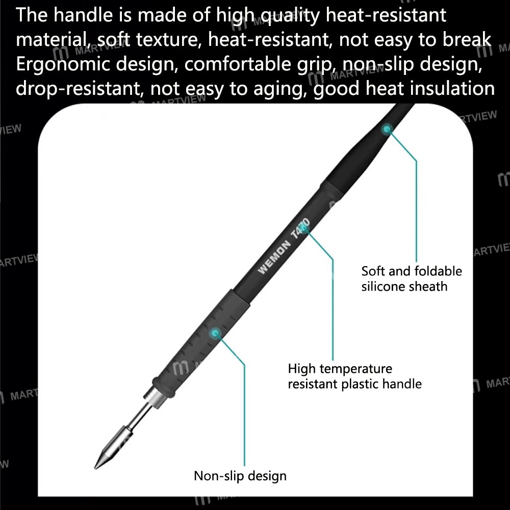 wemon t470-400w-intelligent-high-frequency-soldering-station-support-t470-t245-t210-handle-8