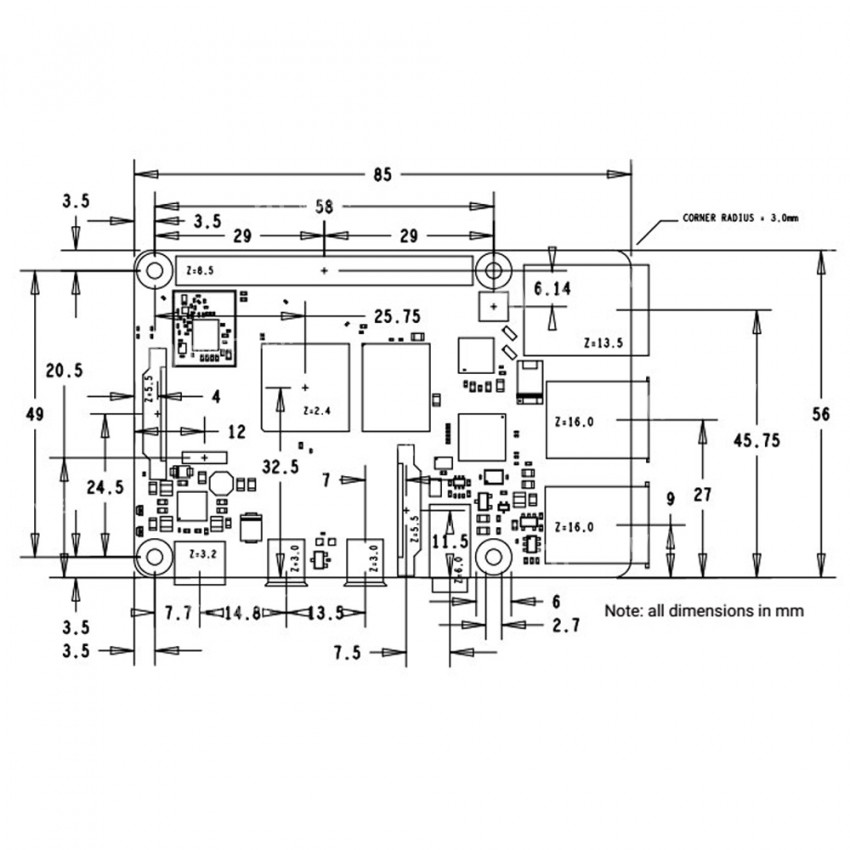 official original-raspberry-pi-4-model-b-develop-main-control-board-13