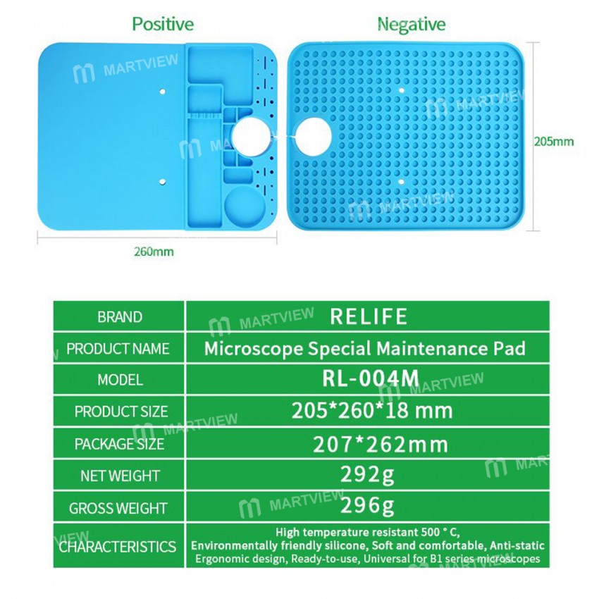 Relife RL-004M Microscope Base Silicone Special Maintenance Pad