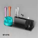 rf4 rf-st15-multifunctional-rotating-tweezers-screwdriver-storage-rack-with-stencil-storage-function