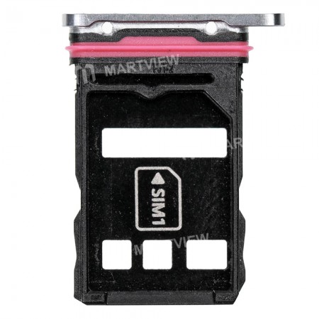 Replacement sim card tray for Huawei p40 pro silver frost
