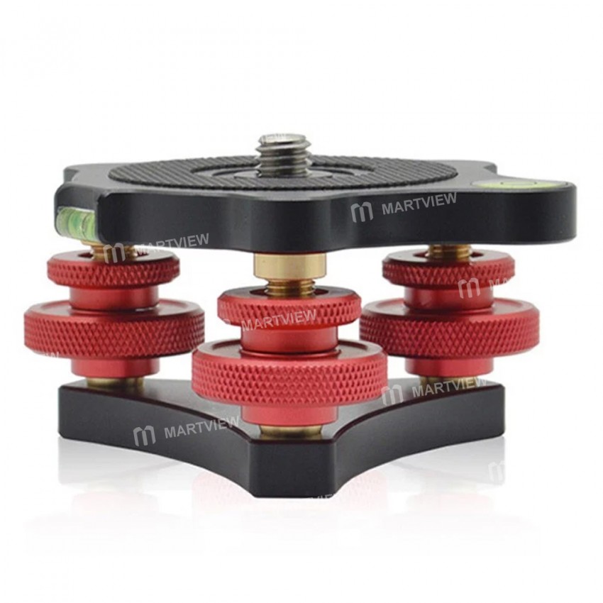 aluminum alloy-tripod-leveling-base-adjustable-tripod-head-7