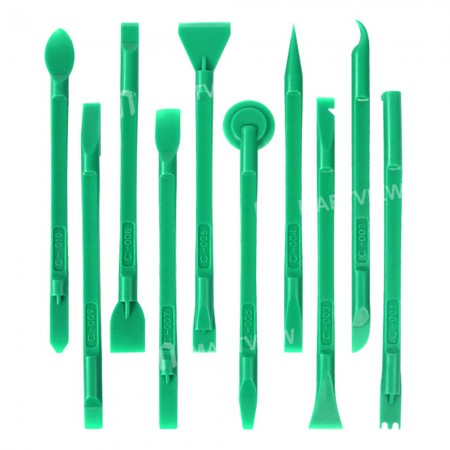 Relife RL-049C 10-in-1 High Hardness Bilateral Multifunctional Plastic Dismantling Rod Set