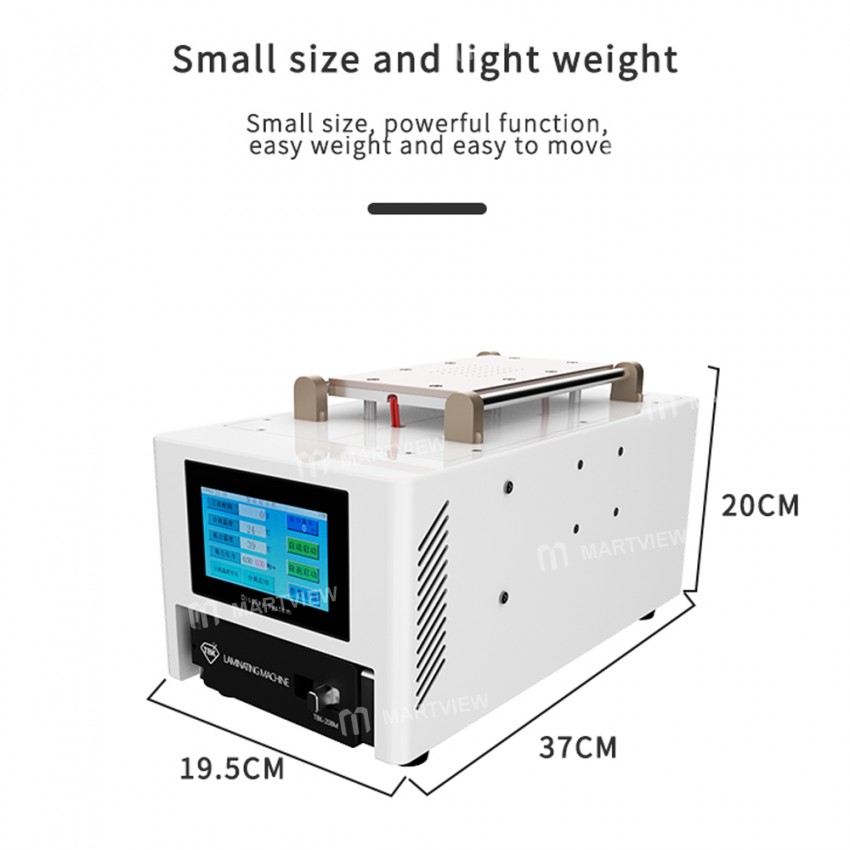 TBK-208M 3-in-1 Smart Fitting Defoamer Separator Built-in Compressor for Below 8.5-inch Screens