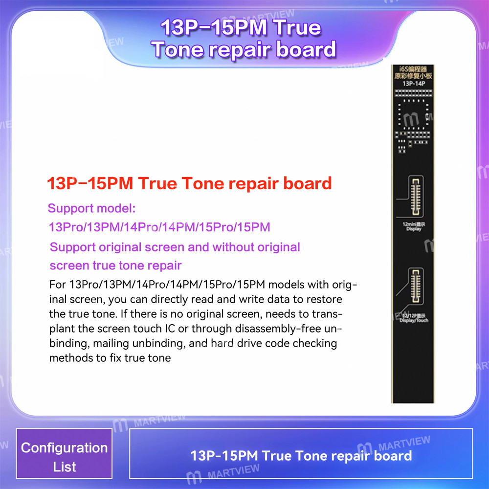 i2c a8s-i6s-programmer-battery-dot-matrix-original-color-earpiece-camera-face-id-repair-boards-14