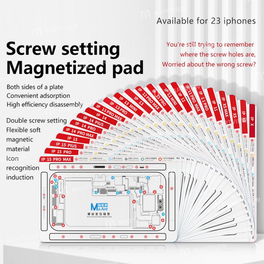 maant double-sided-screw-positioning-flexible-soft-magnetic-pad-for-phone-x-to-15pro-max-1