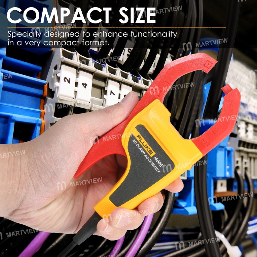 Fluke i400E 1~400A AC Current Digital Clamp Multimeter with Dual Banana Jacks