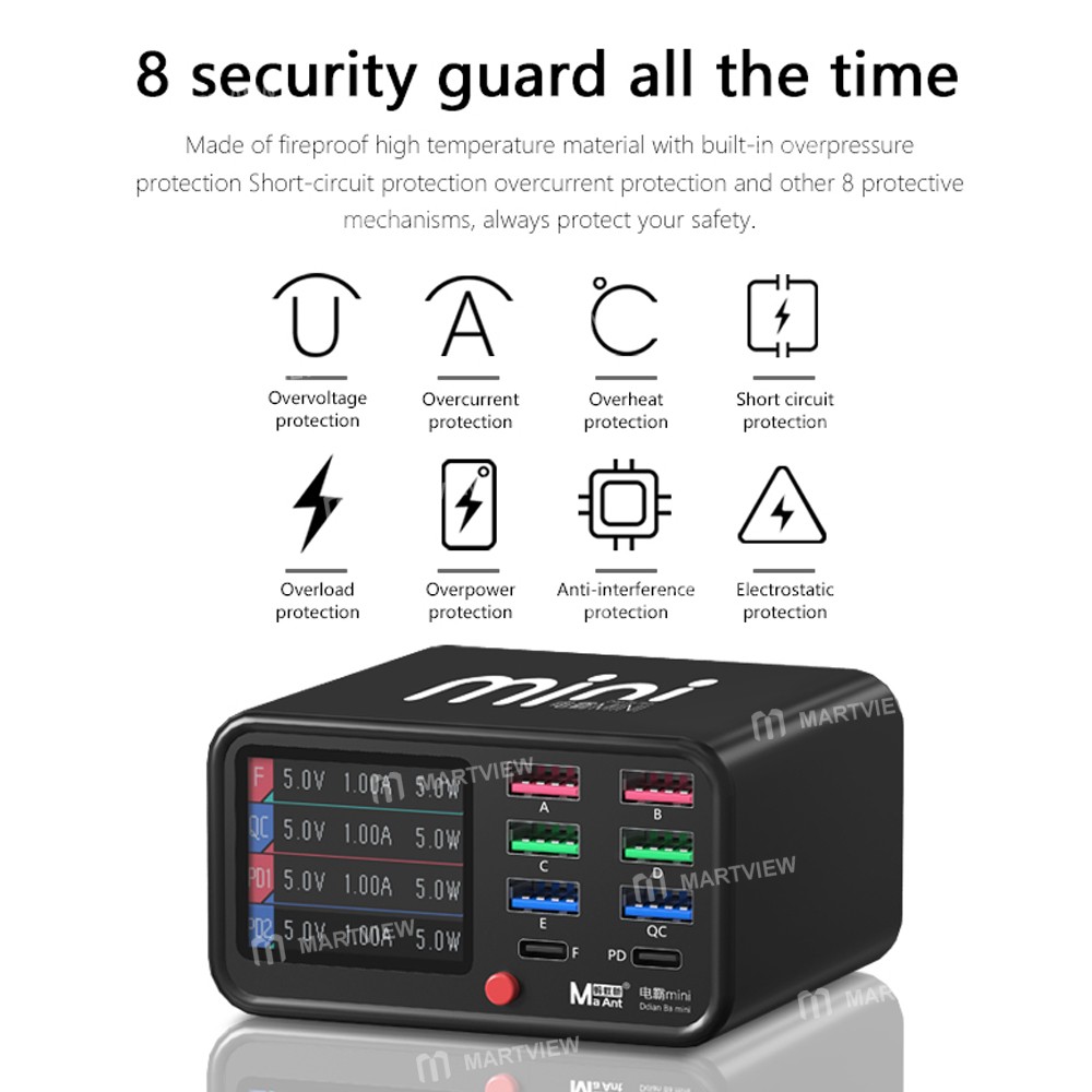 maant dianba-mini-75w-multi-function-8-port-pd-charger-support-pd-fast-charging-4