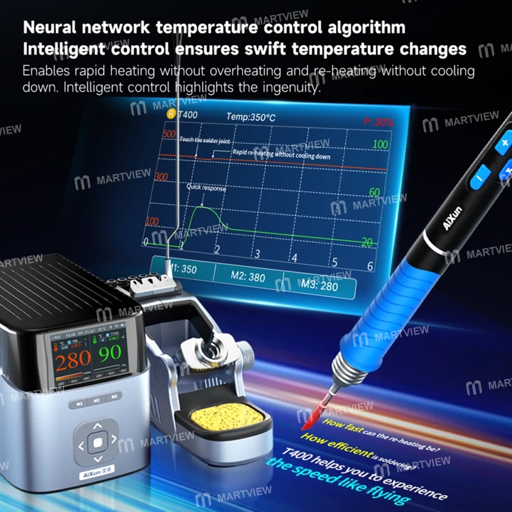 aixun t400-320w-smart-soldering-workstation-for-pcb-soldering-repair-10