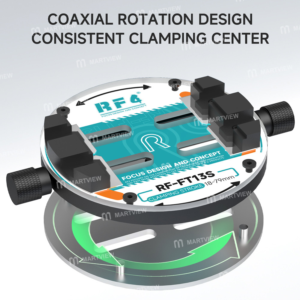 rf4 rf-ft13s-dual-knob-single-axis-ring-shaped-tempered-glass-motherboard-repair-fixture-7