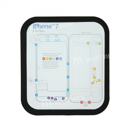 6 in 1 Magnetic Screw Mat for iPhone 6 / 6 Plus / 6S / 6S Plus / 7 / 7 Plus