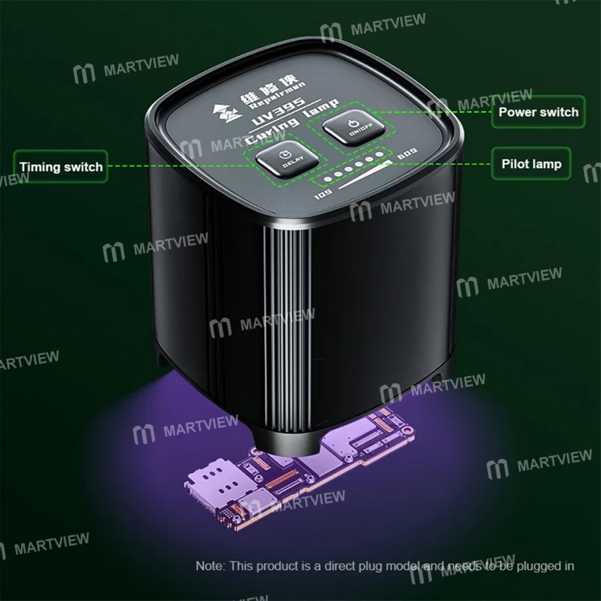 repairman uv395-timing-setting-led-uv-curing-lamp-for-mobile-phone-maintenance-4