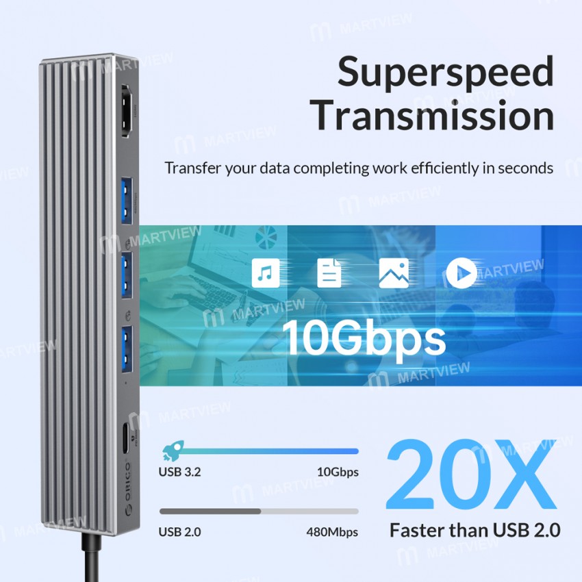 orico ehf-series-type-c-5-in-1-multifunction-hdmi-compatible-docking-station-with-pd-100w-charging-1