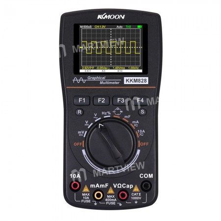 Kkmoon kkm828 2-in-1 Intelligent Graphical Oscilloscope Digital Multimeter with Color Screen for DIY