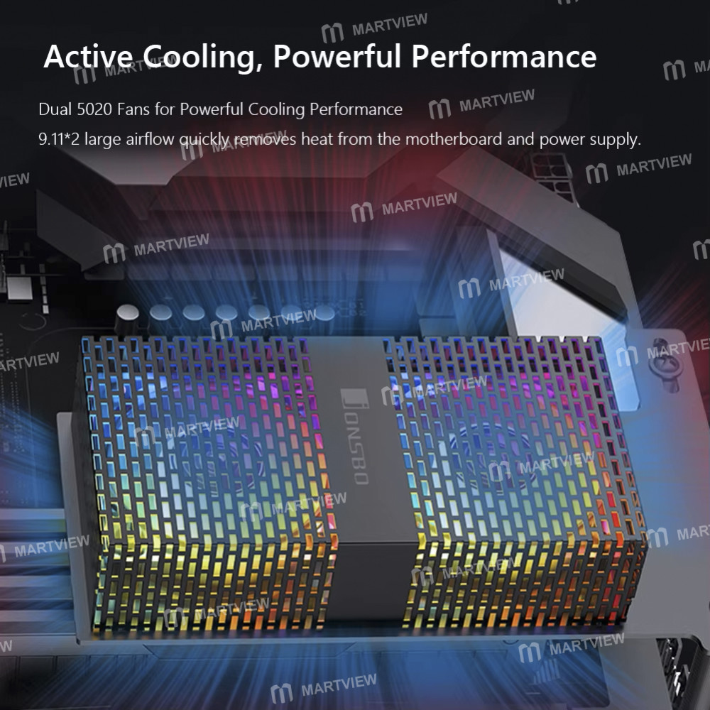 jonsbo nf-2-argb-synchronous-lighting-effect-memory-heat-sink-with-dual-5020-fans-6