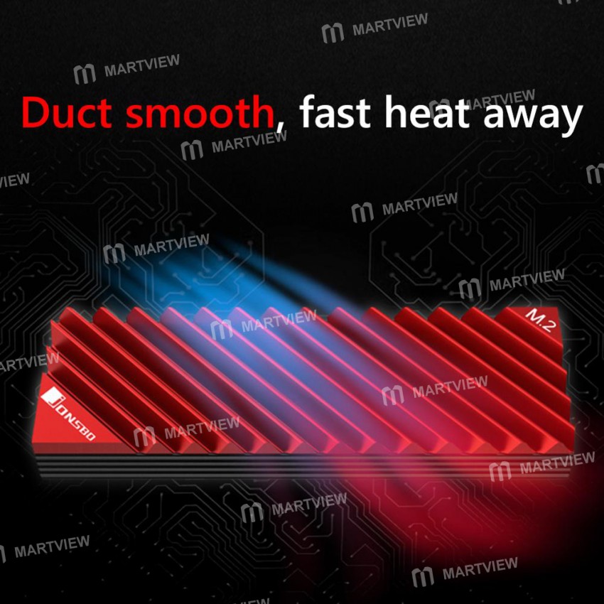 Jonsbo M.2-3 Ultra-thin Aluminum Alloy Heat Sink for M.2 2280 SSD