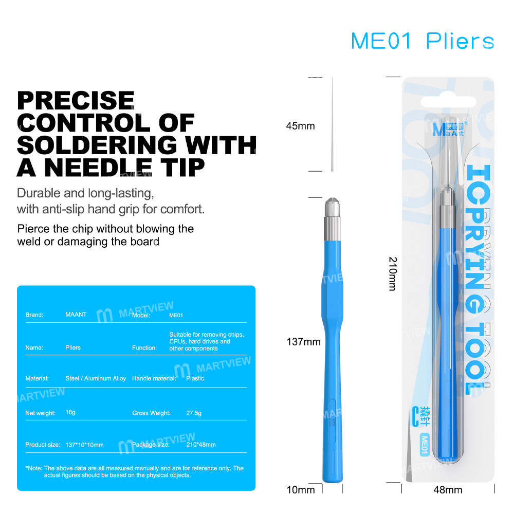 maant me01-non-magnetic-high-toughness-precision-pry-needle-for-pcb-ic-chip-pry-remove-8