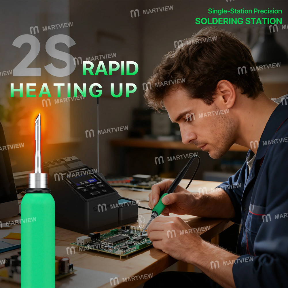 mechanic x200-pro-pen-style-smart-temperature-adjustable-single-station-precision-soldering-station-