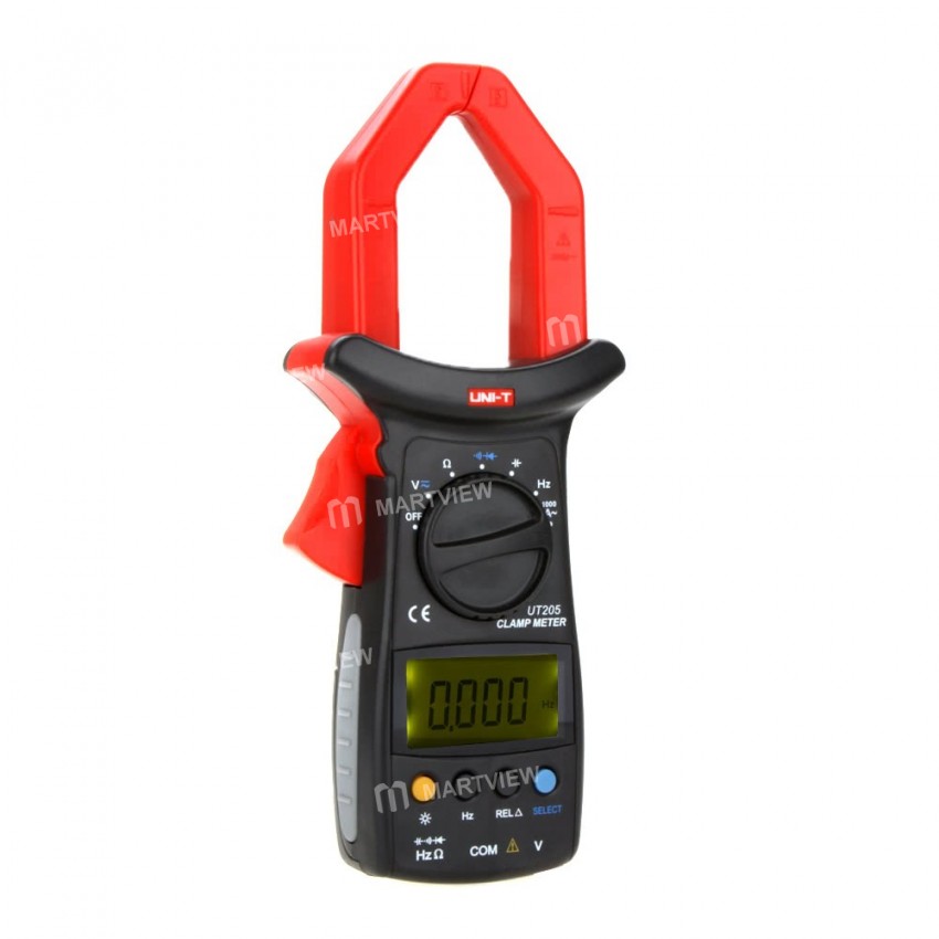 UNI-T UT205 Auto Range Resistance Digital Clamp Multimeters With LCD Backlight