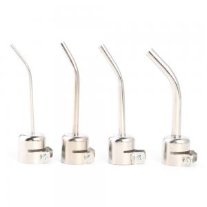 thumbnail image 2 of 4Pcs Hot Air Gun Nozzle Kit Lengthened Elbow 850 BGA Soldering Desoldering Station Accessory 2 of 14