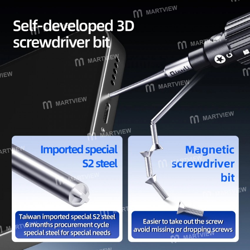 qianli iwhale-special-s2-steel-magnetic-torque-3d-screwdriver-9