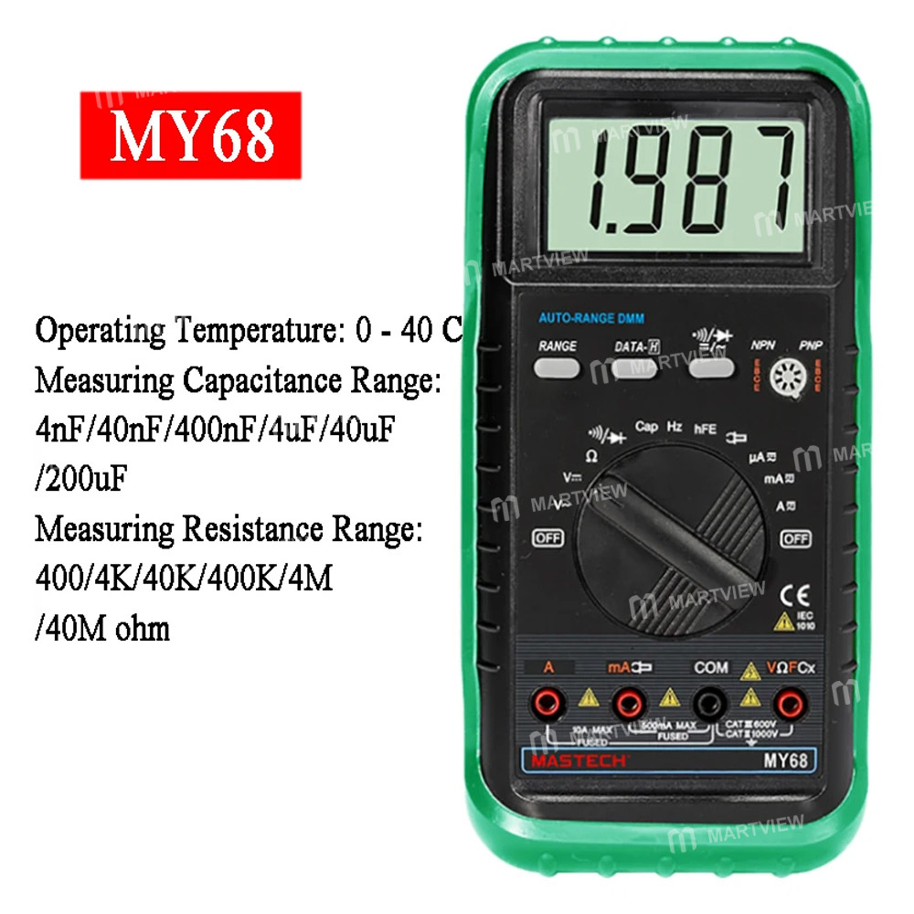 mastech my68-digital-display-multimeter-supports-hfe-testing-diode-testing--data-hold-2
