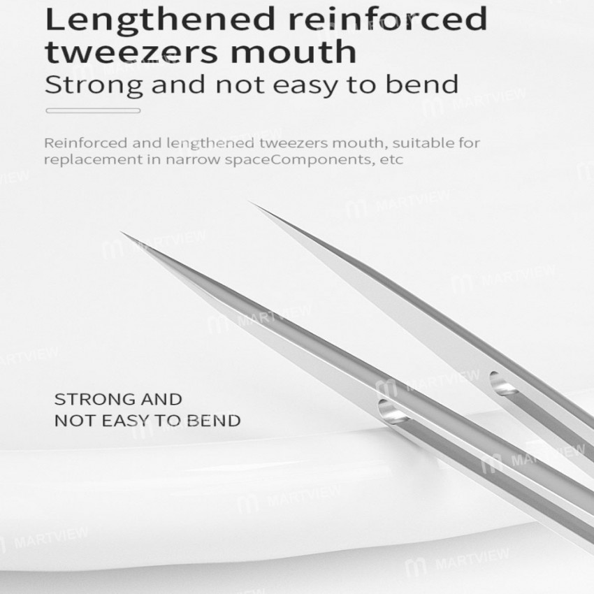 MaAnt SS-A SS-A1 Non-Magnetic Stainless Steel Precision Hand Polish Tweezer