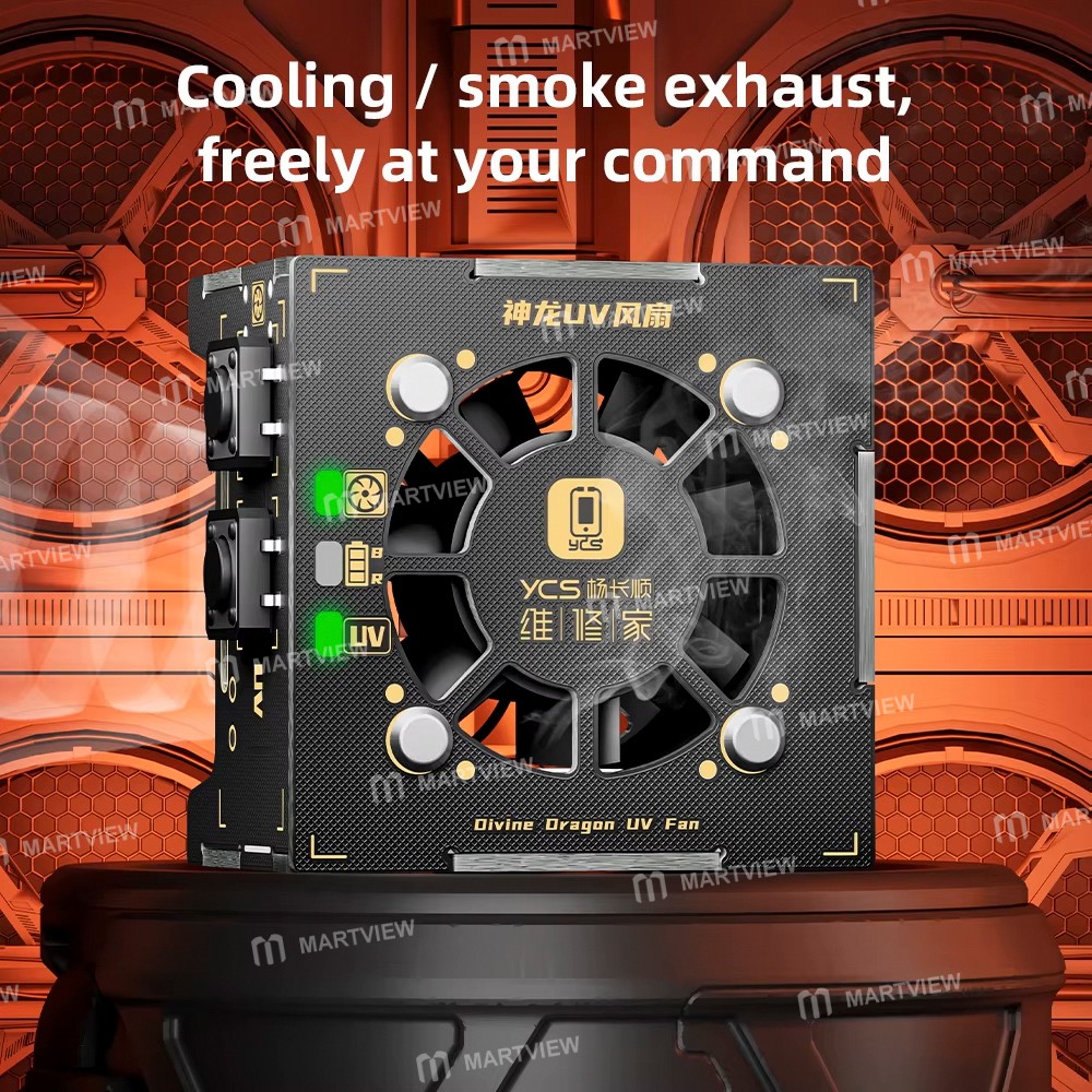 ycs divine-dragon-2-in-1-uv-curing-light-with-cooling-fan-for-motherboard-pcb-soldering-repair-6