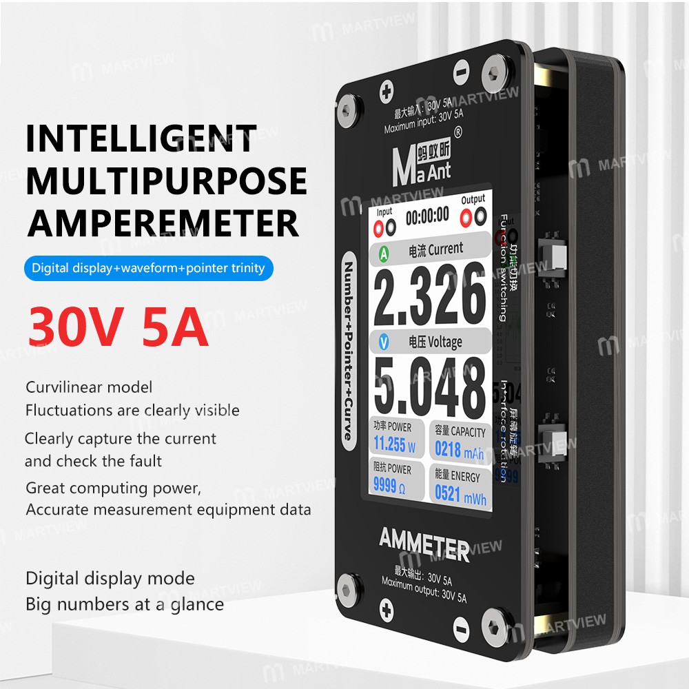 maant dl-02-intelligent-number-pointer-curve-ammeter-for-motherboard-current-voltage-detection-3