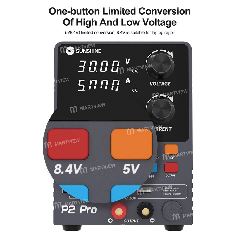 sunshine p2-pro-330w-4-segment-storage-channel-high-precision-adjustable-dc-stabilized-power-supply-