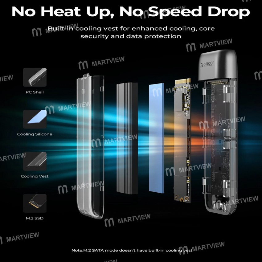orico tool-free-10gbps-m2-to-type-c-nvme-sata-zinc-alloy-transparent-enclosure-8