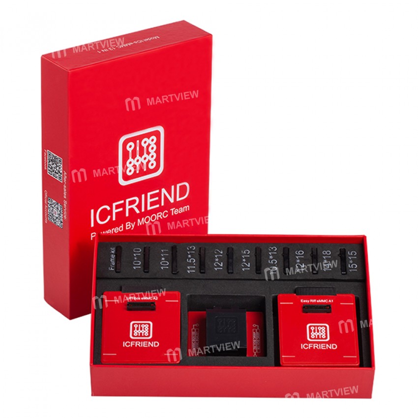eMate X 13 in 1 ICFriend Edition EMMC Tool BGA Socket for Easy JTAG Plus / RIFF / Medusa Pro Box Sup