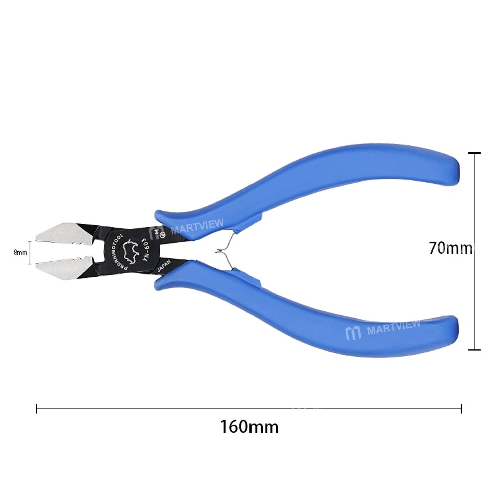 pro rhino-tools-yn-603-6-inch-high-hardness-offset-nose-cutting-pliers-with-wire-stripping-port-6