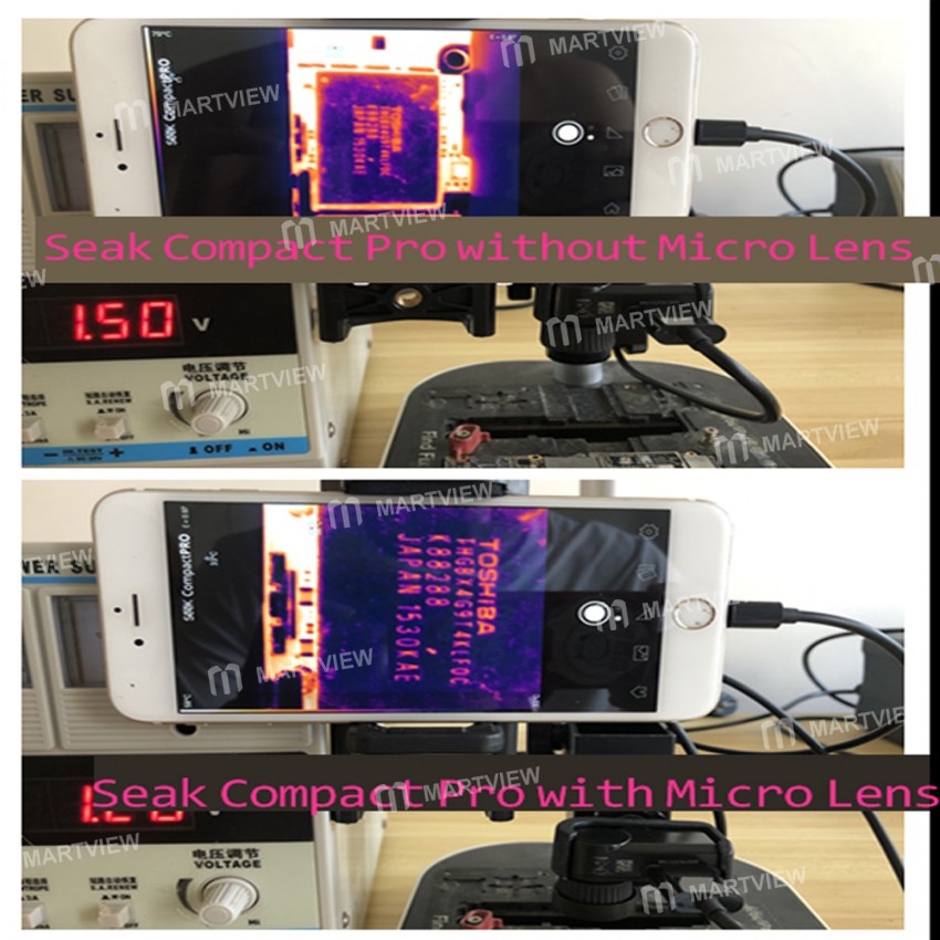 Macro Focus Lens for Seek Thermal Imaging