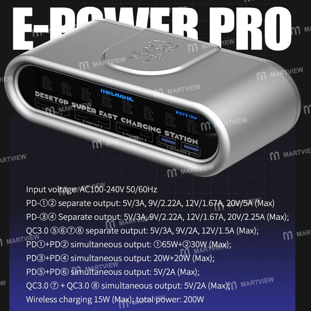 mechanic e-power-series-multiport-lcd-display-fast-charging-station-with-15w-wireless-charging-11