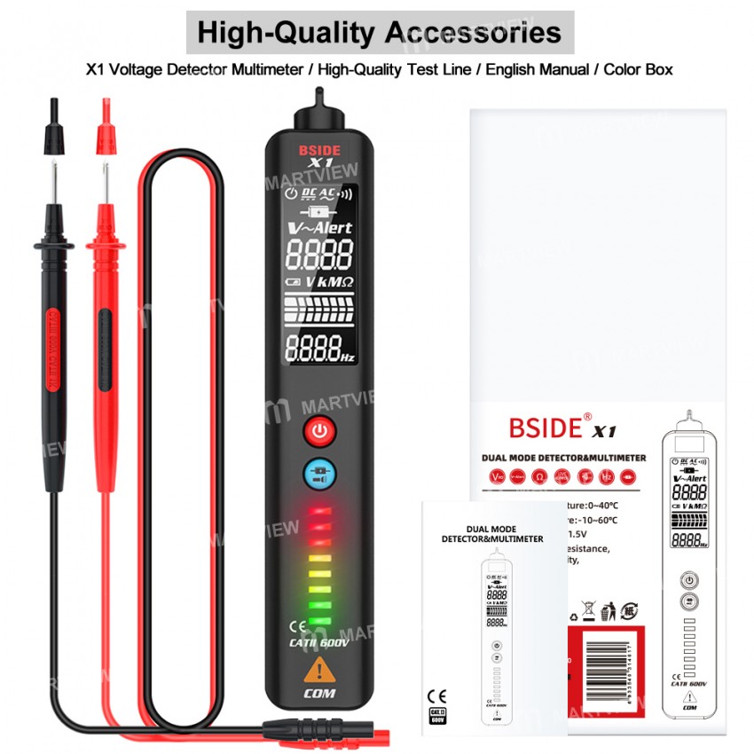 BSIDE X1 Voltage Detector Tester Smart Multimeter