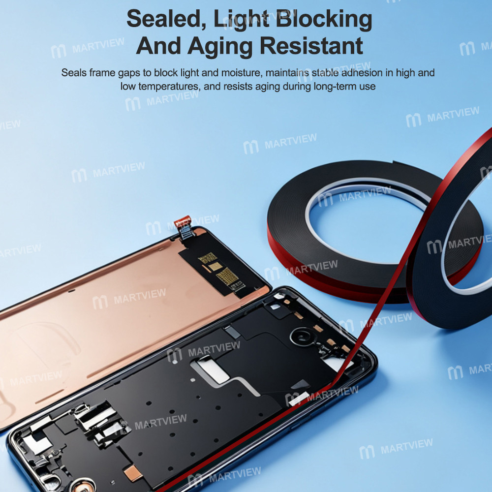 relife hx2-10m-red-film-black-foam-double-sided-tape-for-mobile-phone-screen-sealing-repair-7