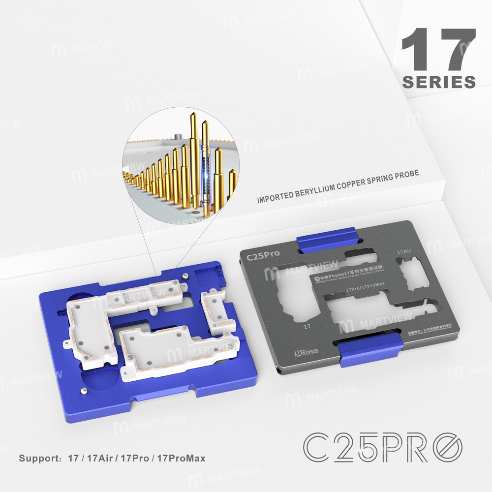 mijing c25pro-motherboard-layered-testing-fixture-for-iphone-17-17air-17-pro-17pro-max-4