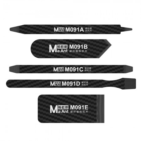 MaAnt M091 Series Carbon Fibre Disassembling Blades Set for Prying / Scraping Tin / De-gumming