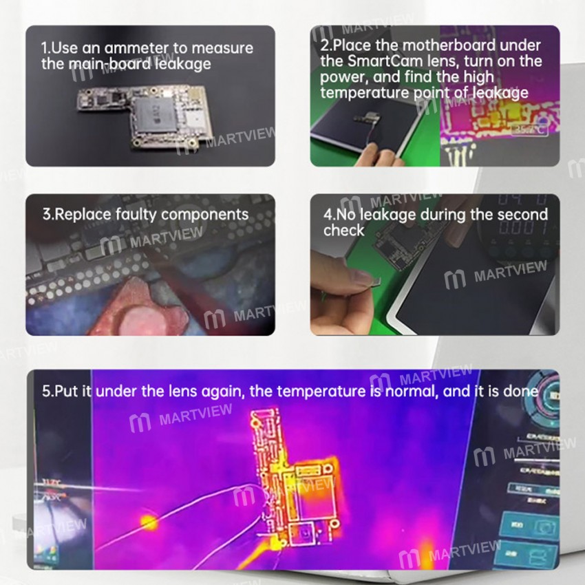 LINCSeek IIT ShortCam Infrared Thermal Imaging Camera for Phone Motherboard PCB Fault Fast Detection