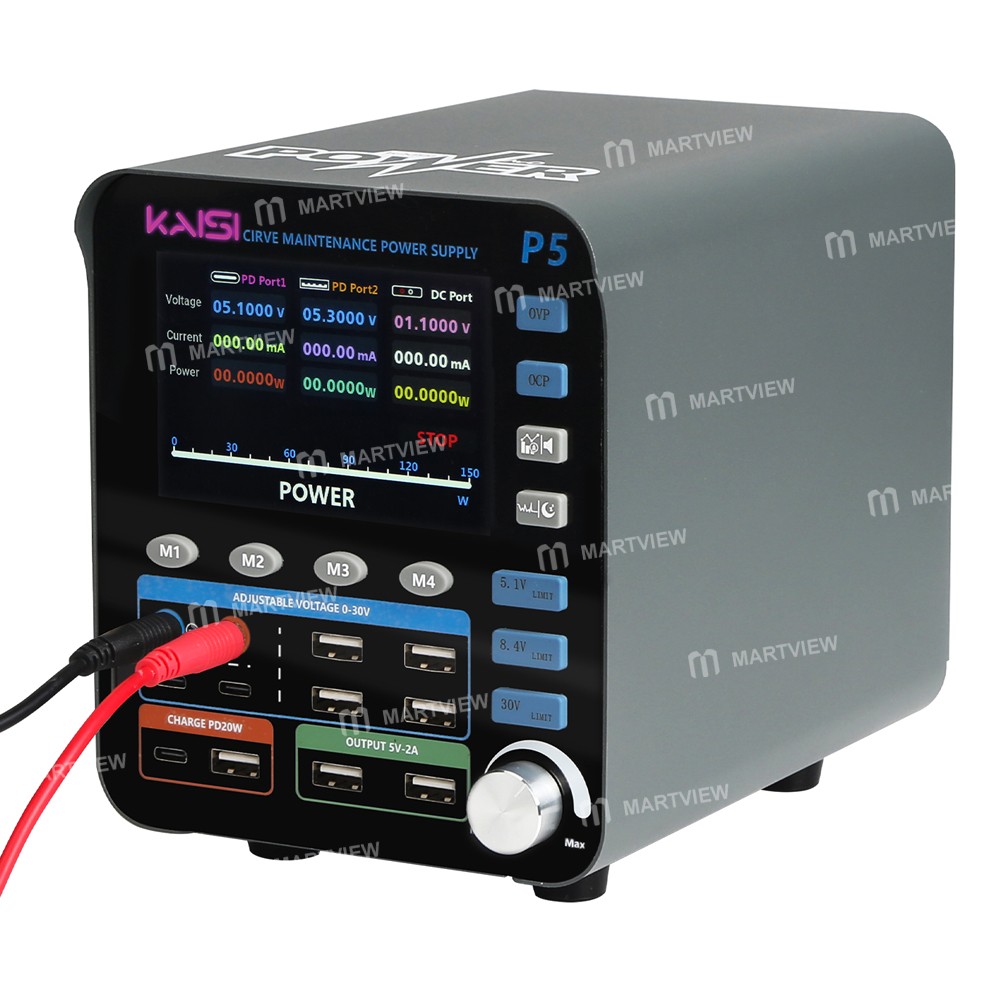 kaisi p5-210w-toroidal-transformer-intelligent-regulated-power-supply-for-mobile-phone-repair-5