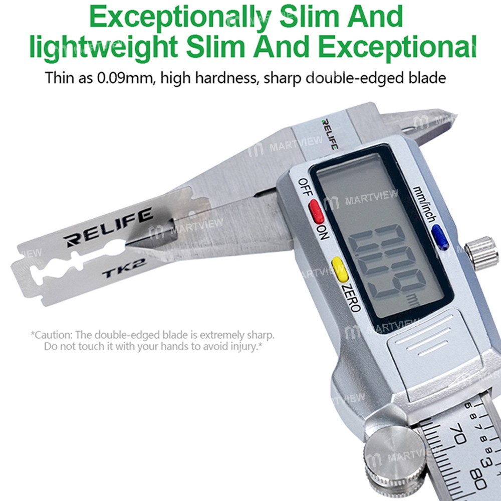 relife tk2-stainless-steel-double-sided-blades-for-screen-separation-adhesive-removal-cutting-12