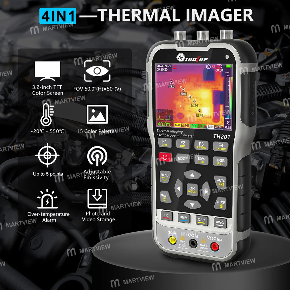 tooltop th201-4-in-1-thermal-imaging-dual-channel-oscilloscope--multimeter--signal-generator-7