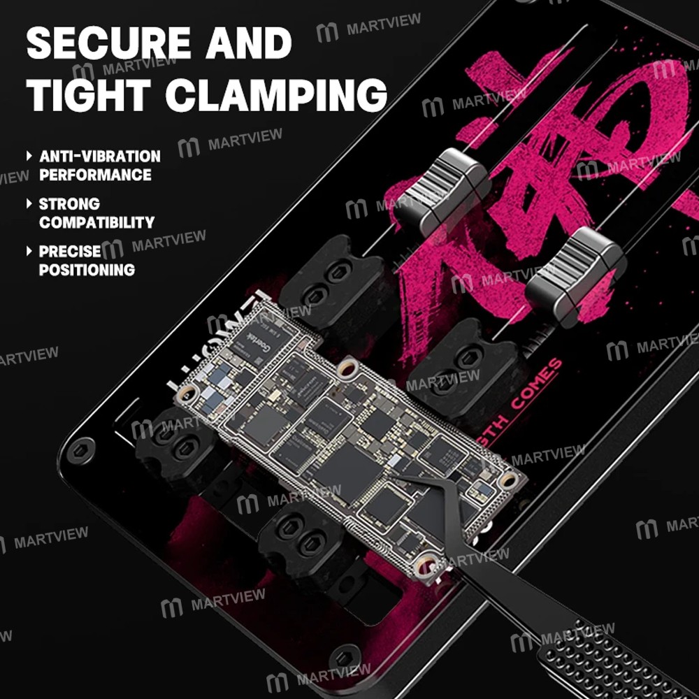 luowei lw-ap06-tempered-insulating-glass-two-axis-motherboard-repair-fixture-2