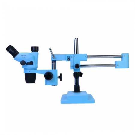 Soptop #9 HD Trinocular Stereo Continuous Zoom Industrial Microscope Workbench